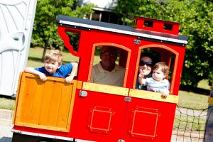 Families enjoyed last year’s Peach Blossom Festival