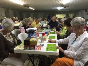Some of the Bingo players enjoying the games from last year’s Event.