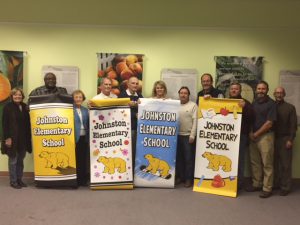New banners to adorn Johnston Elementary School