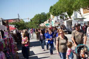 Families enjoyed last year's Peach Blossom Festival