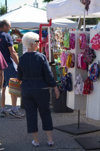 Arts and crafts vendors and food vendors are a big part of the Johnston Peach Blossom Festival.