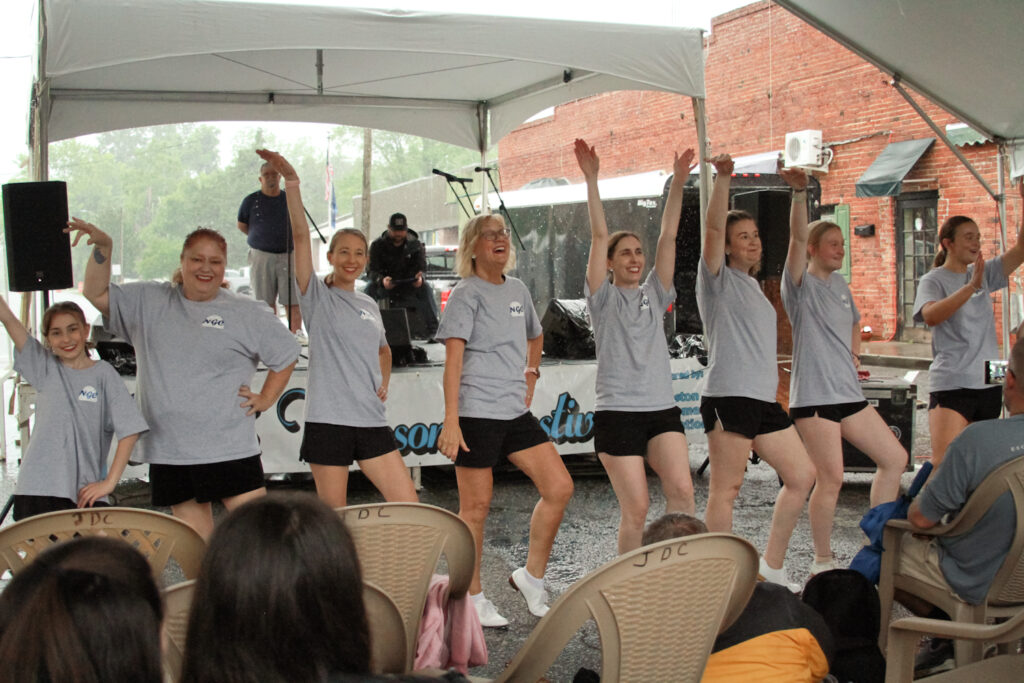 Arts and crafts vendors and food vendors, along with parade entries and entertainment, are a big part of the Johnston Peach Blossom Festival