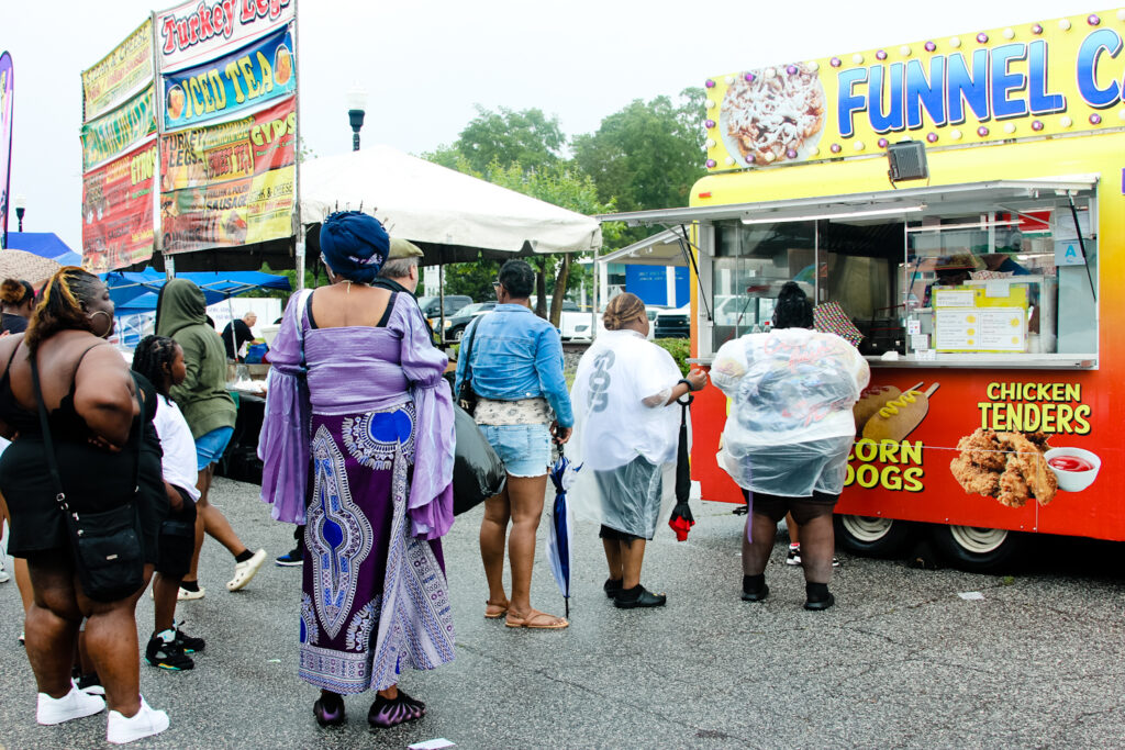 Arts and crafts vendors and food vendors, along with parade entries and entertainment, are a big part of the Johnston Peach Blossom Festival